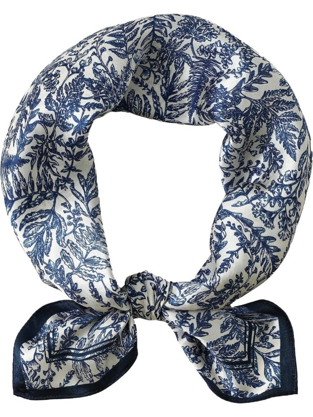 Luxurious 100% Pure Mulberry Silk Square Scarf - 27"x27" Lightweight Hair